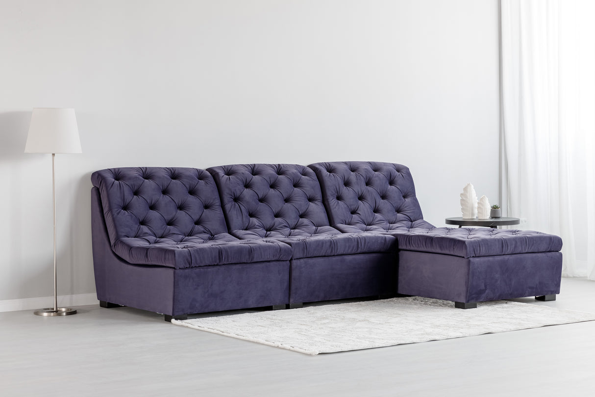 Colțar modular Versailles (ansamblu 3)