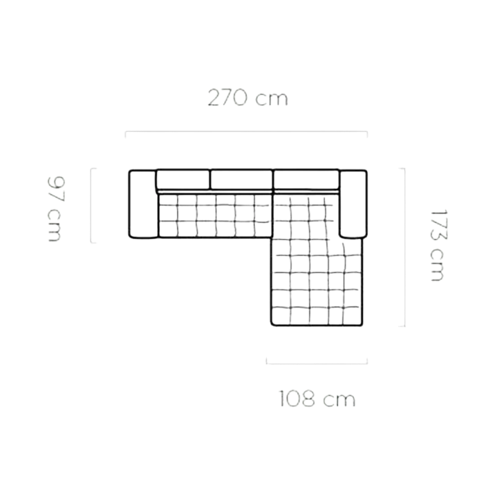 Coltar extensibil Selva Mini - Total Mobila