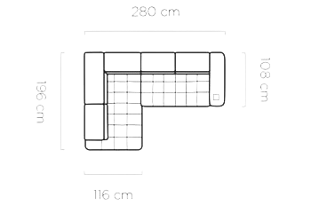 Coltar Baggio - Total Mobila