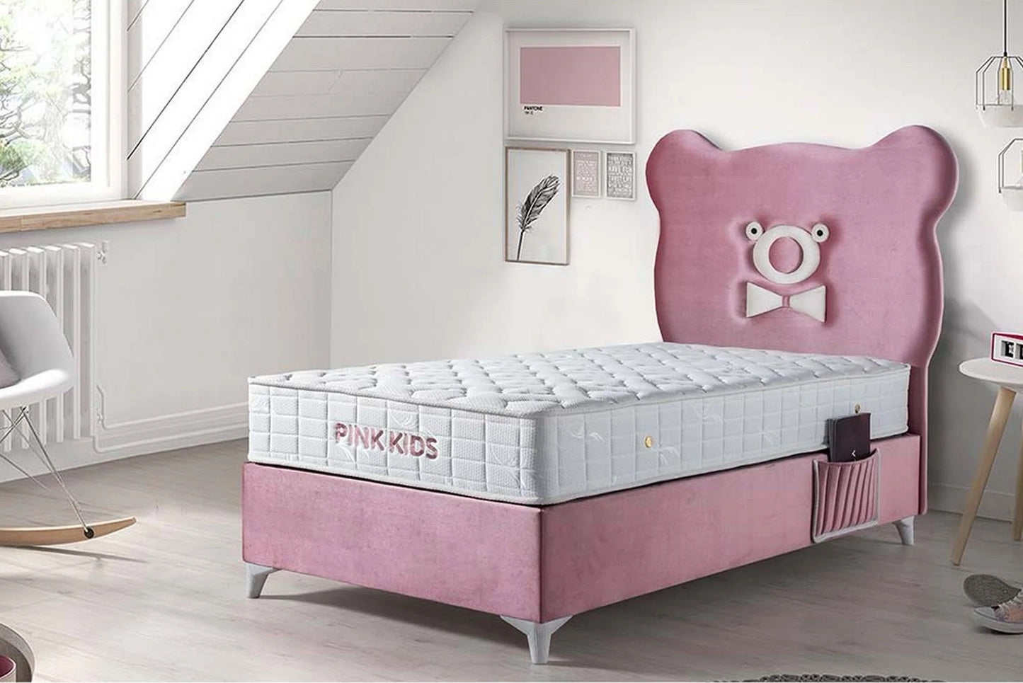 Pat de copii Pink Kids