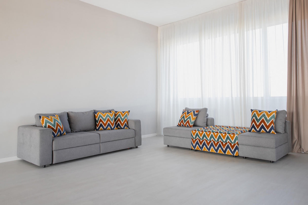 Colțar modular Stone (ansamblu 8)