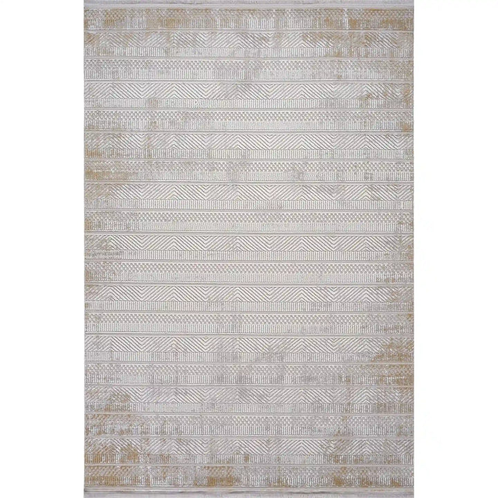 Covor KARIZMA, 80x150 cm, gri/auriu