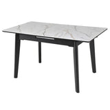 Masa extensibila OSTEN, Alb, 110/140x80x76