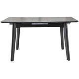 Masa extensibila OSTEN, Negru, 110/140x80x76