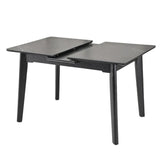 Masa extensibila OSTEN, Negru, 110/140x80x76