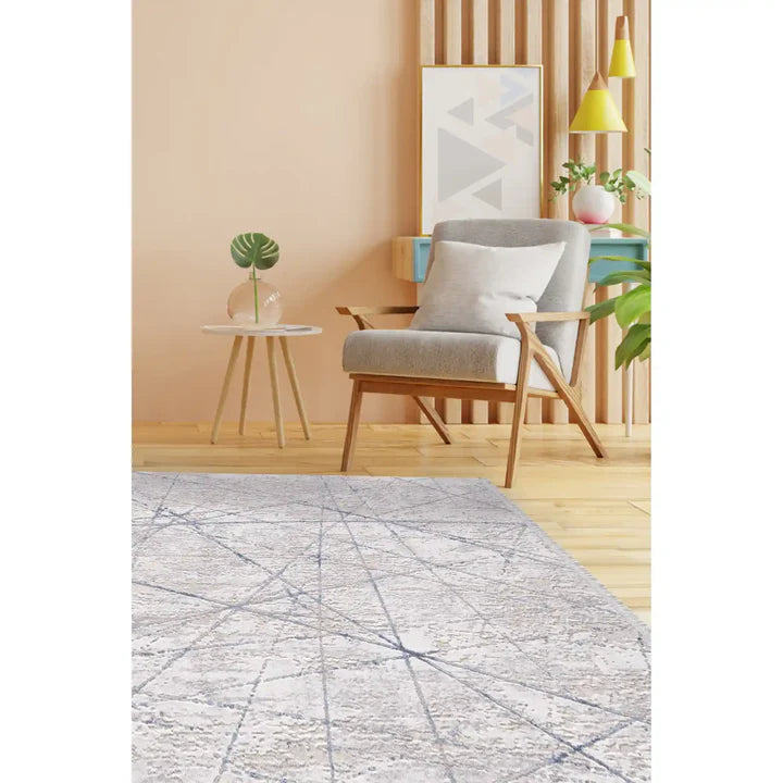 Covor ROMANTIK, 160x230, gri/albastru