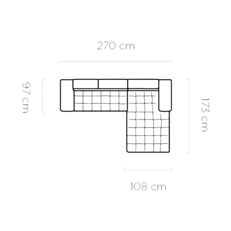 Coltar extensibil Selva Mini - Total Mobila