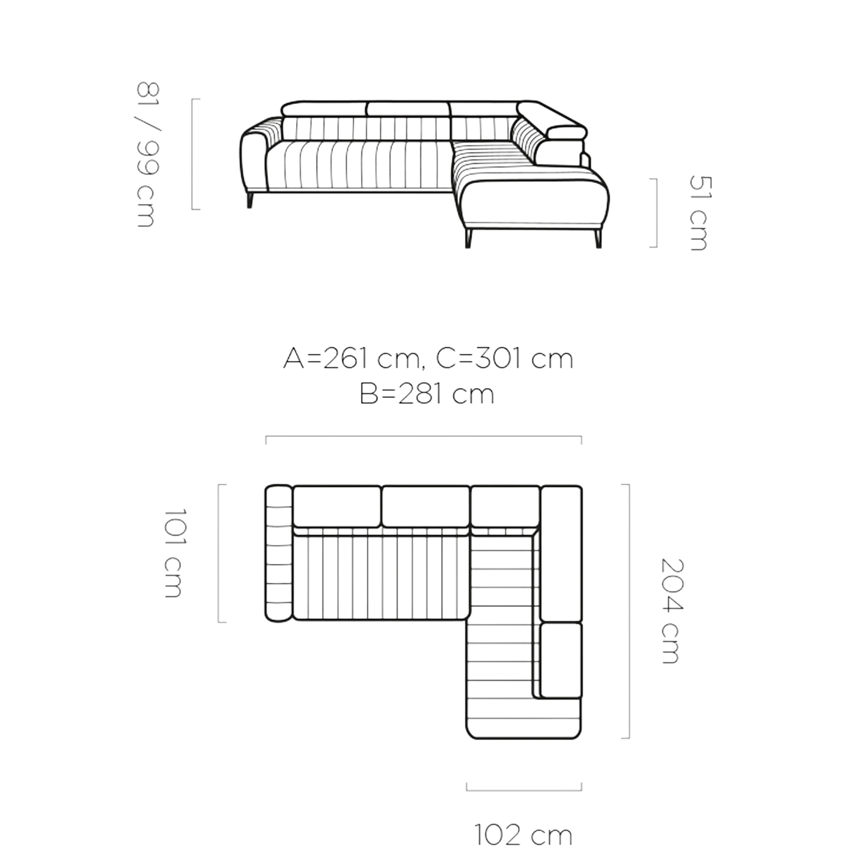 Coltar extensibil Gandi 140