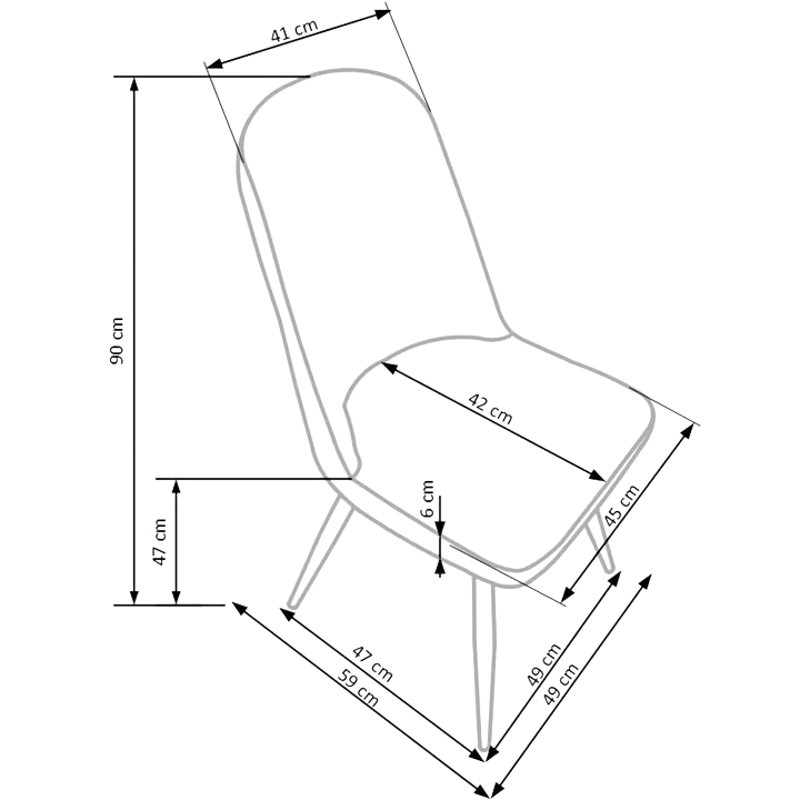 Scaun K214 - Total Mobila